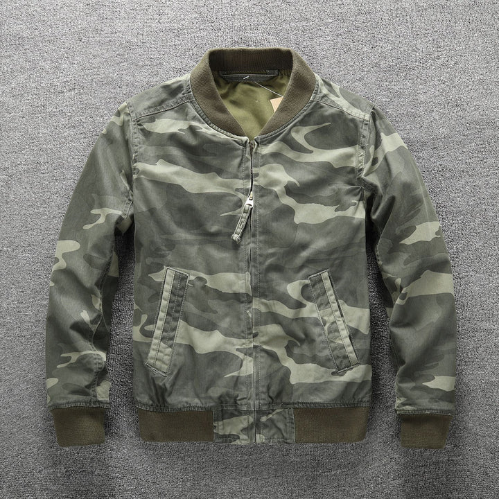 Herren Bomberjacke im Camouflage-Design Drune