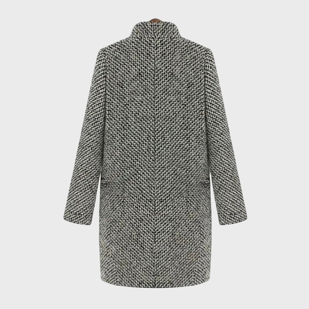 Drune | Herbst Hahnentritt Wollmantel