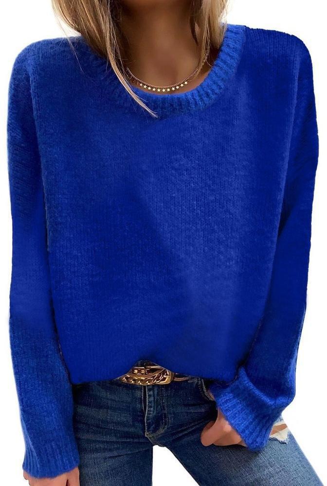 Drune | Langarmpullover mit Rundhalsausschnitt