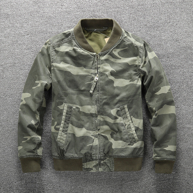 Herren Bomberjacke im Camouflage-Design Drune