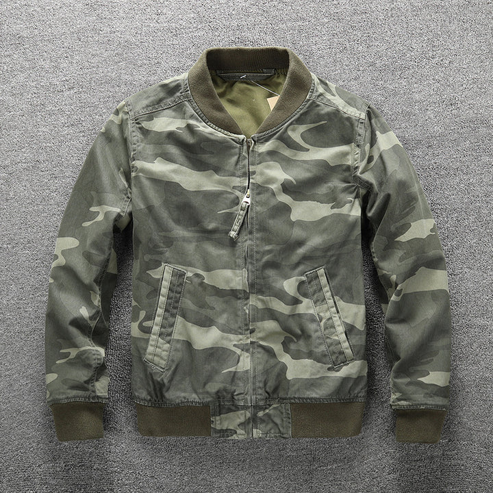 Herren Bomberjacke im Camouflage-Design Drune