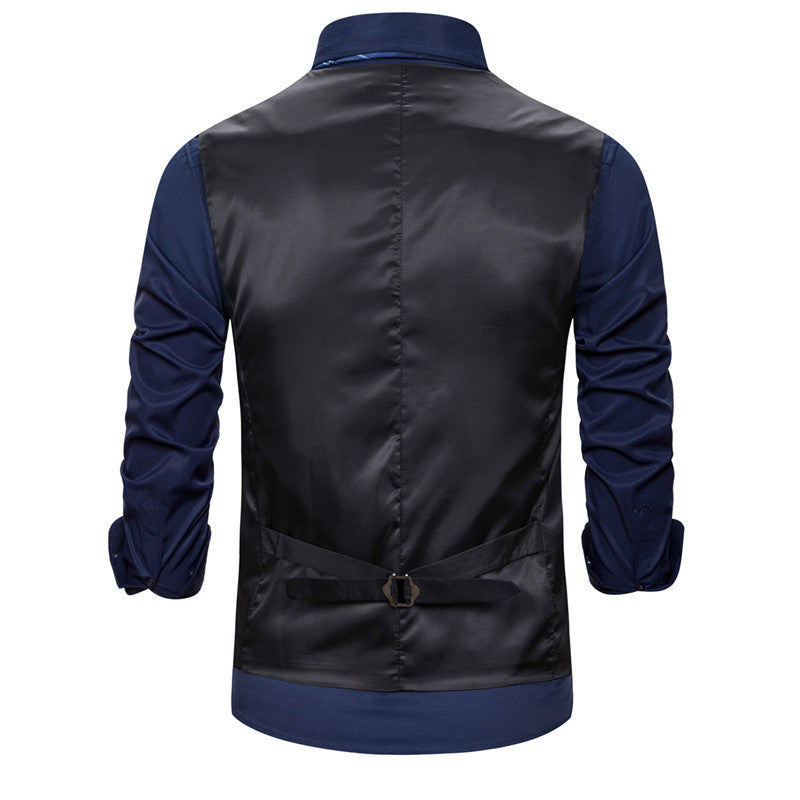 Herren elegante Brokat-Weste im luxuriösen Design Drune