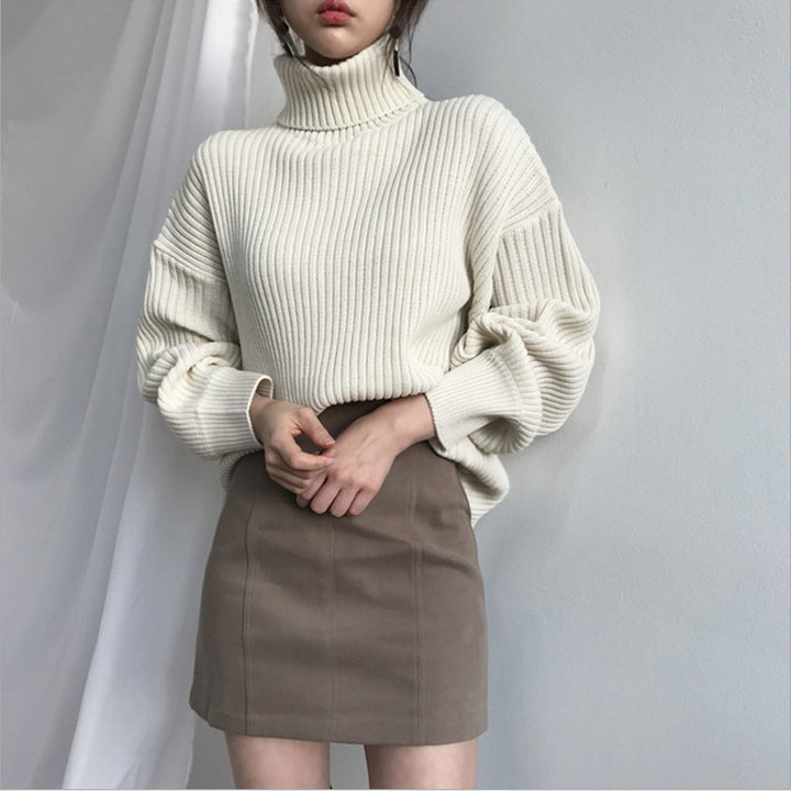 Damen Kuscheliger Rollkragenpullover Drune