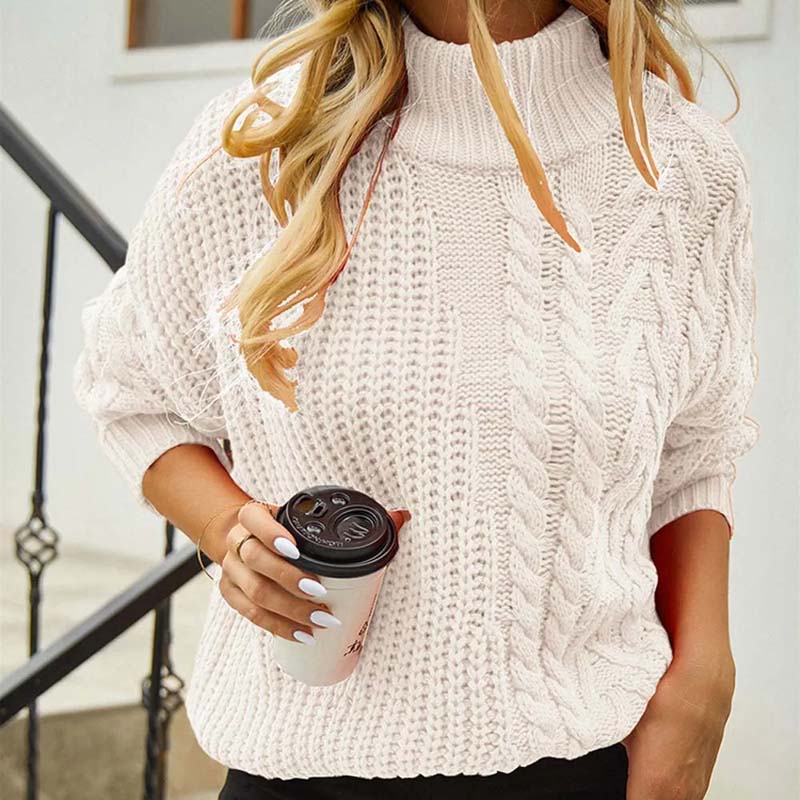 Drune | Pullover Aus Gedrehtem Strick mit Stilvollem Look