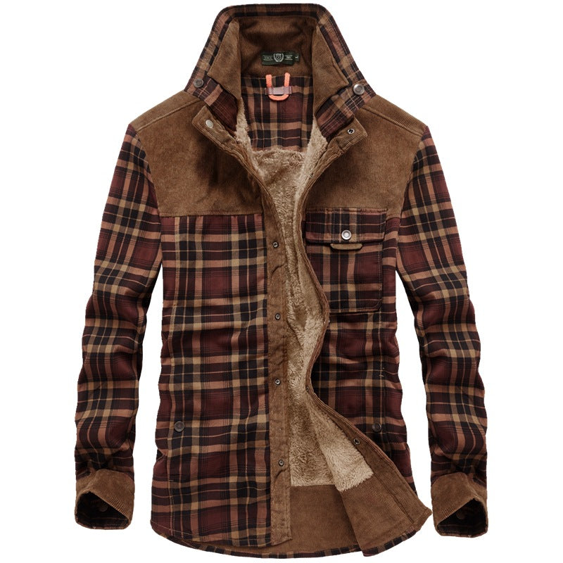 Herren Wärmeisolierte Flanelljacke Drune