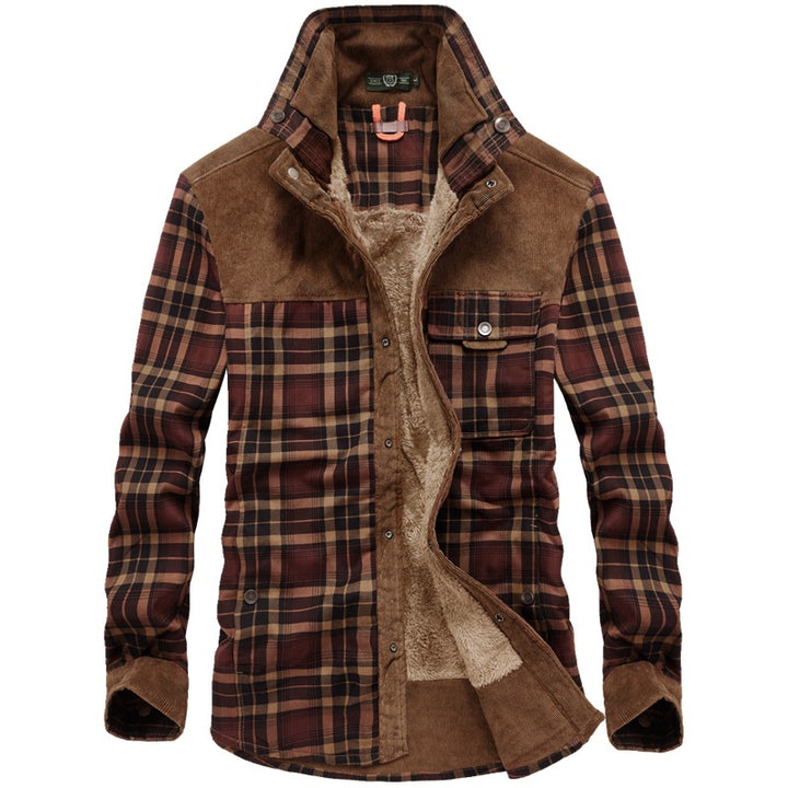 Herren Wärmeisolierte Flanelljacke Drune
