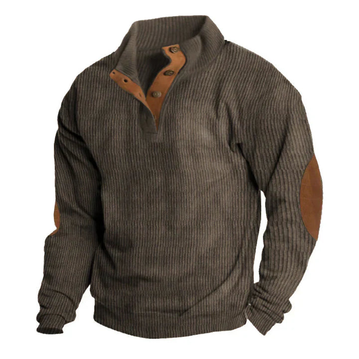 Drune | Geknöpfter Pullover Für Männer