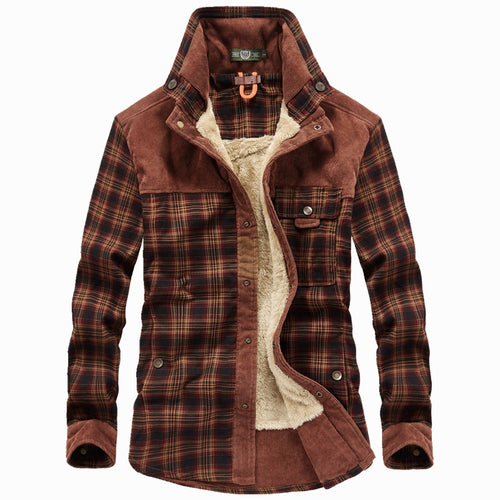 Herren Wärmeisolierte Flanelljacke Drune