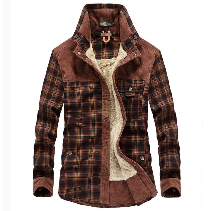 Herren Wärmeisolierte Flanelljacke Drune