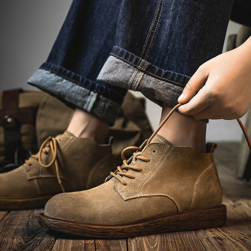 Herren-Desert-Boots, Wildleder, Retro-Stil, 7192