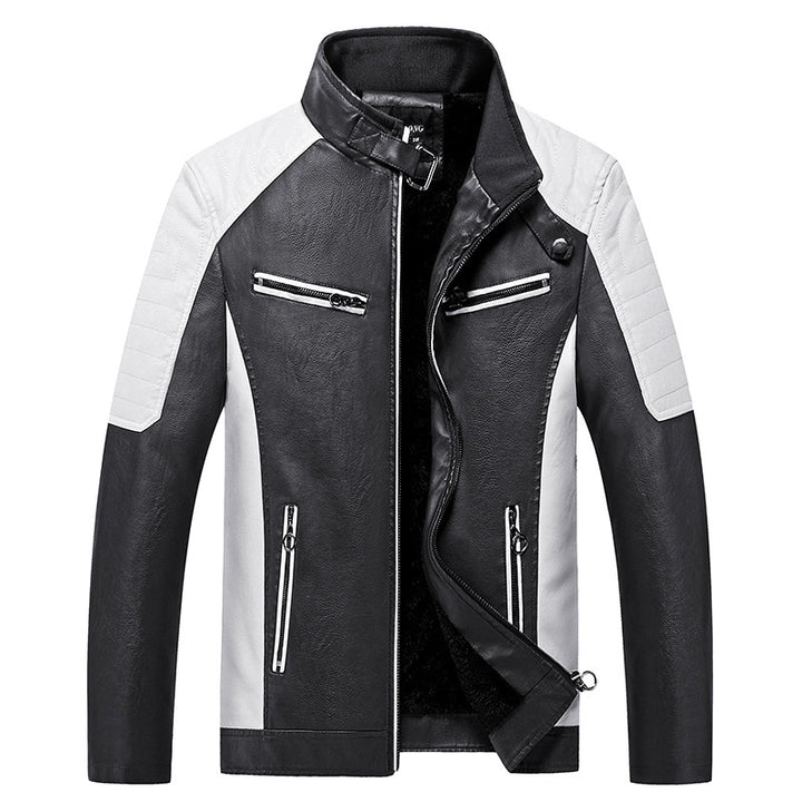 Herren modische Kunstlederjacke Drune