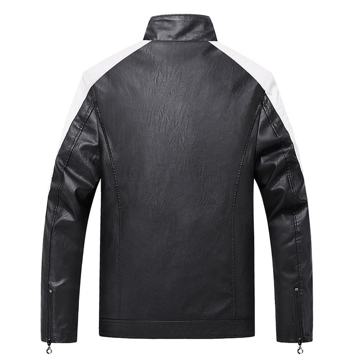 Herren modische Kunstlederjacke Drune