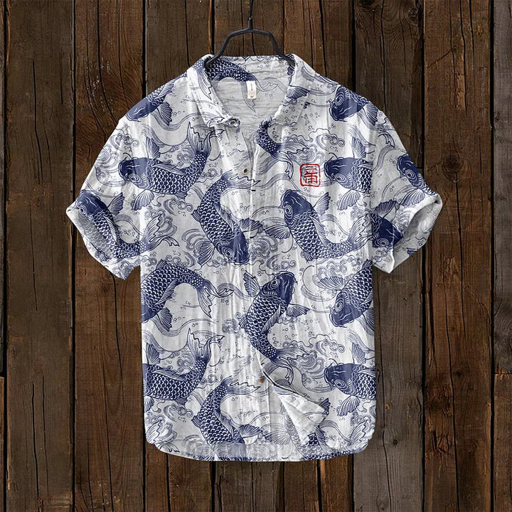 Drune | Vintage Fisch Japanische Kunst Shirt
