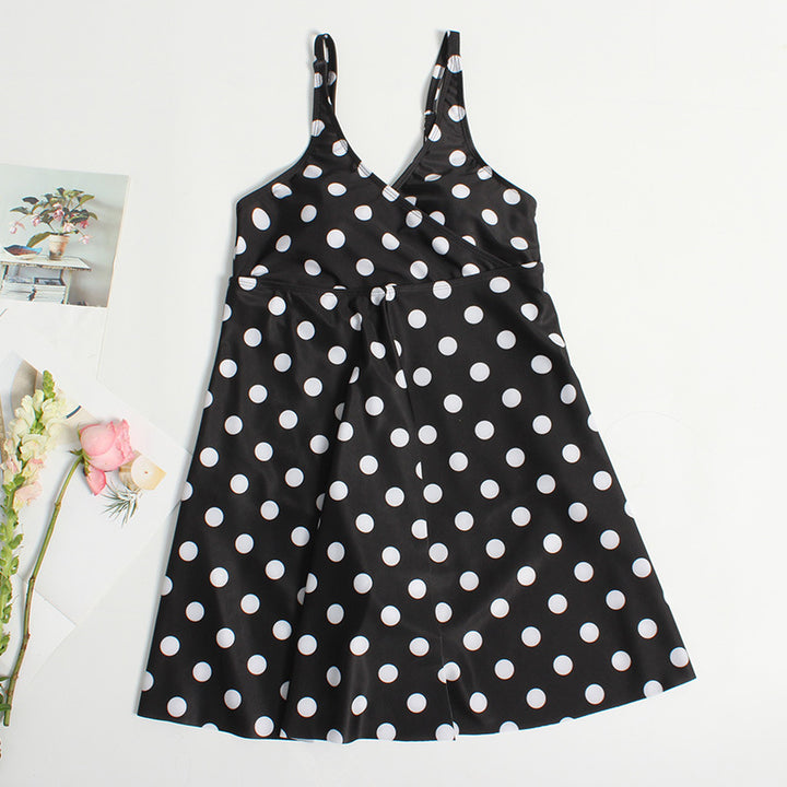 Damen Freizeitkleid mit elegantem Punkte-Design Drune