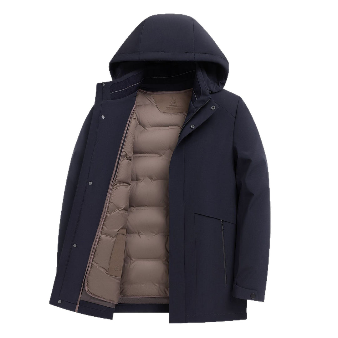 Herren-Daunenjacke mit herausnehmbarem Innenfutter