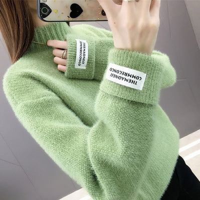 Damen Gemütlicher Rollkragenpullover mit strukturiertem Strickmuster Drune