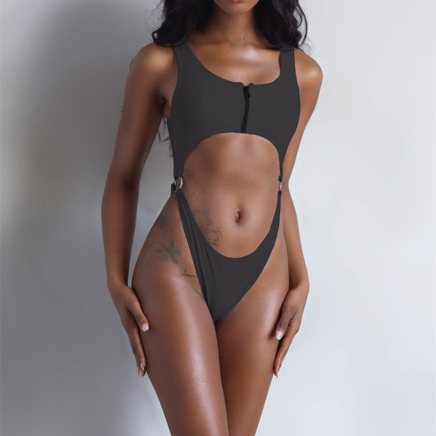 Damen sexy Cut-Out Badeanzug Drune