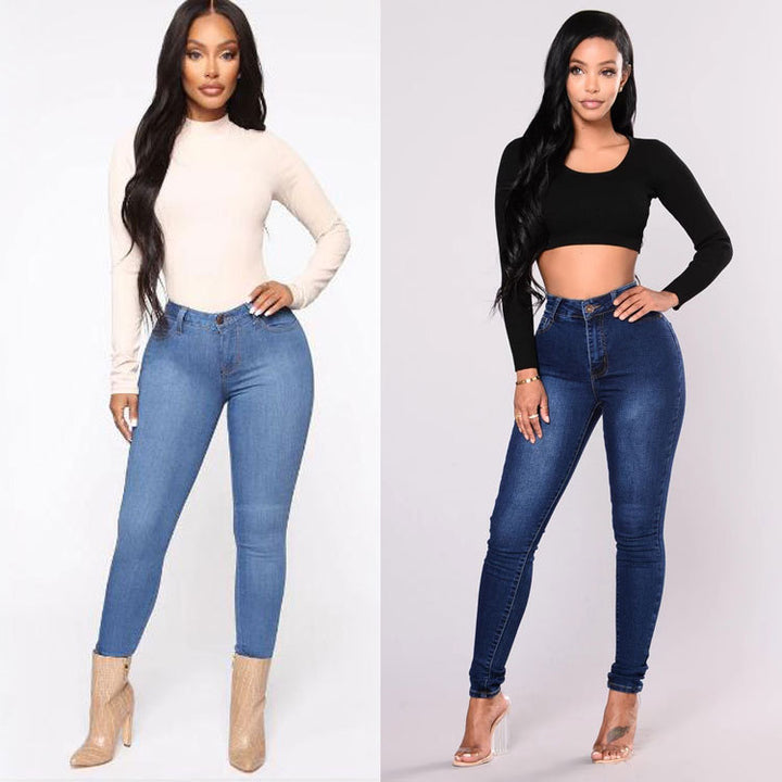 Damen Hochgeschnittene Sculpting-Skinny-Jeans mit formendem Hüftlift Drune