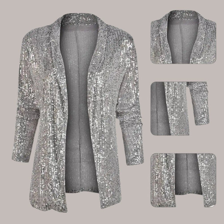 Drune | Eleganter Blazer aus schimmernden Pailletten Perfekt für besondere Anlässe
