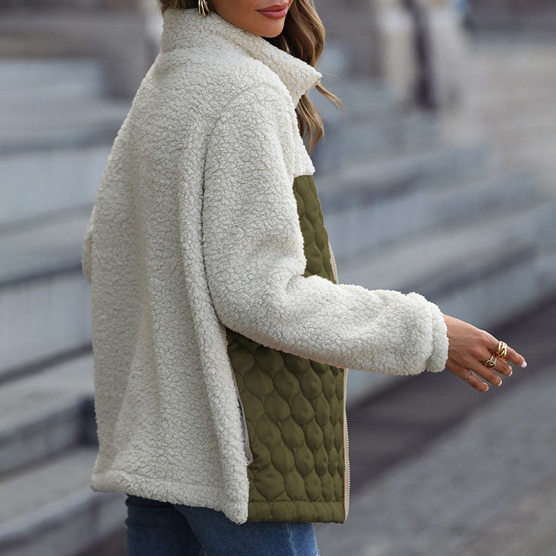 Drune | Plüsch Patchwork Mantel