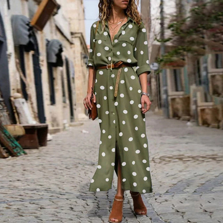 Damen Maxikleid Drune