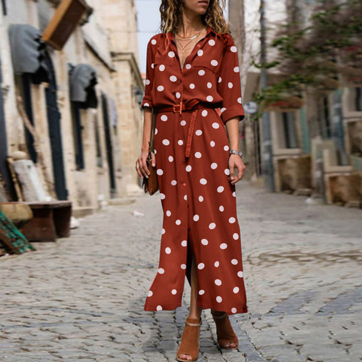 Damen Maxikleid Drune