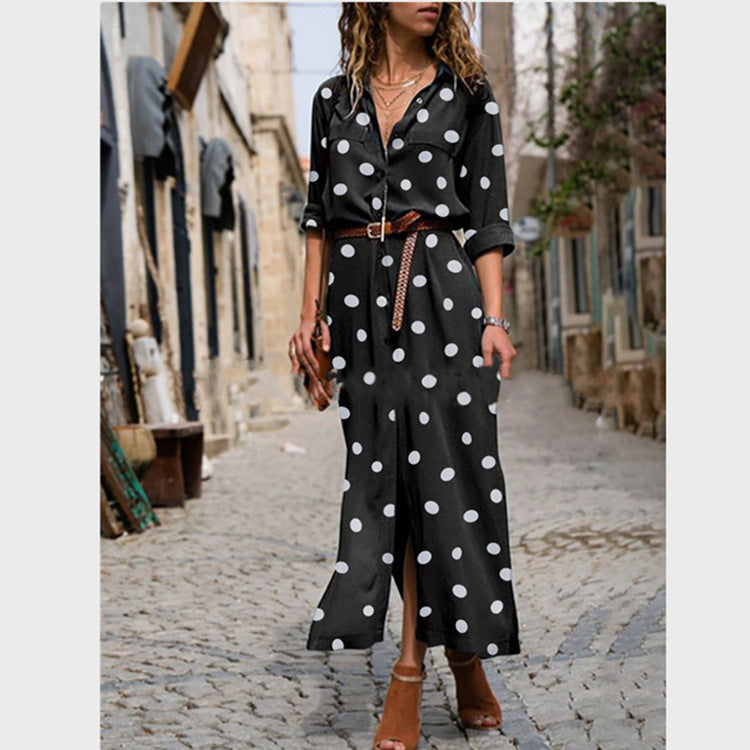 Damen Maxikleid Drune