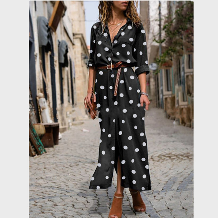 Damen Maxikleid Drune