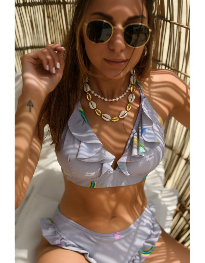 Damen Bikiniset mit verspieltem Rüschen-Design Drune