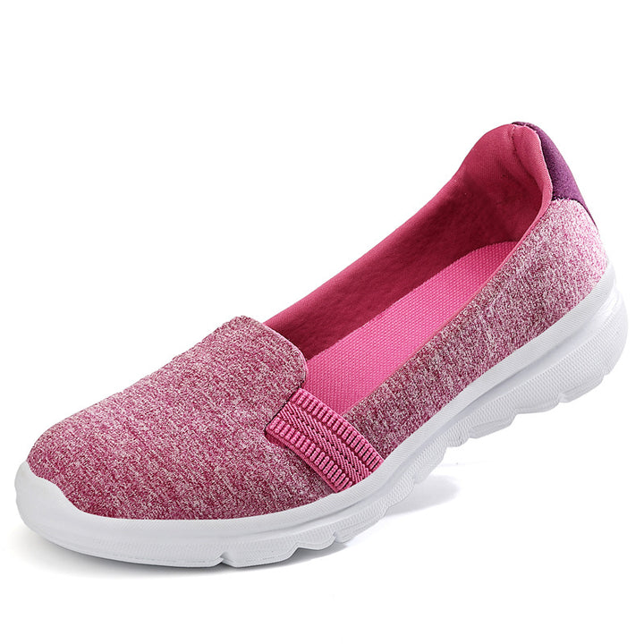 Damen nan leichte Strick-Slipper mit dämpfender Komfortsohle Drune