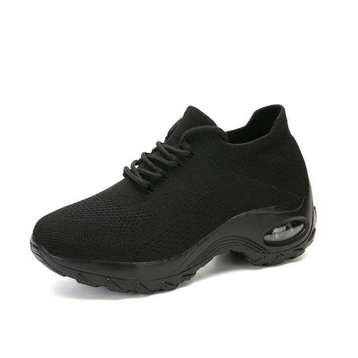 Damen nan gestrickter Sockensneaker mit Luftkissenlaufsohle und elastischem Strickobermaterial Drune