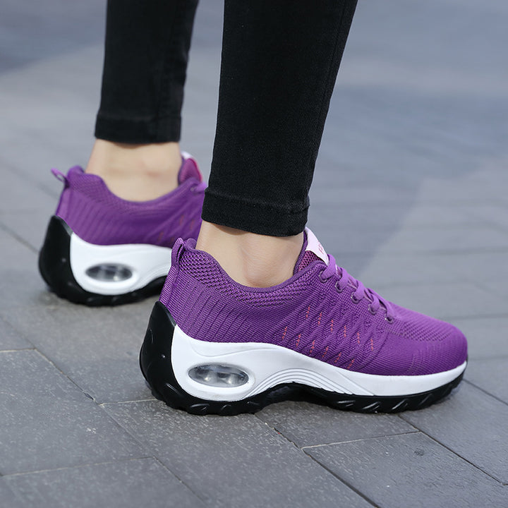 Damen nan urbaner Komfort-Sneaker mit sichtbarer Luftdämpfung und nahtlosem Maschenoberteil Drune