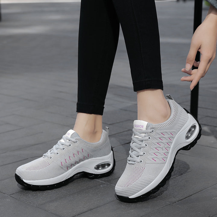 Damen nan urbaner Komfort-Sneaker mit sichtbarer Luftdämpfung und nahtlosem Maschenoberteil Drune