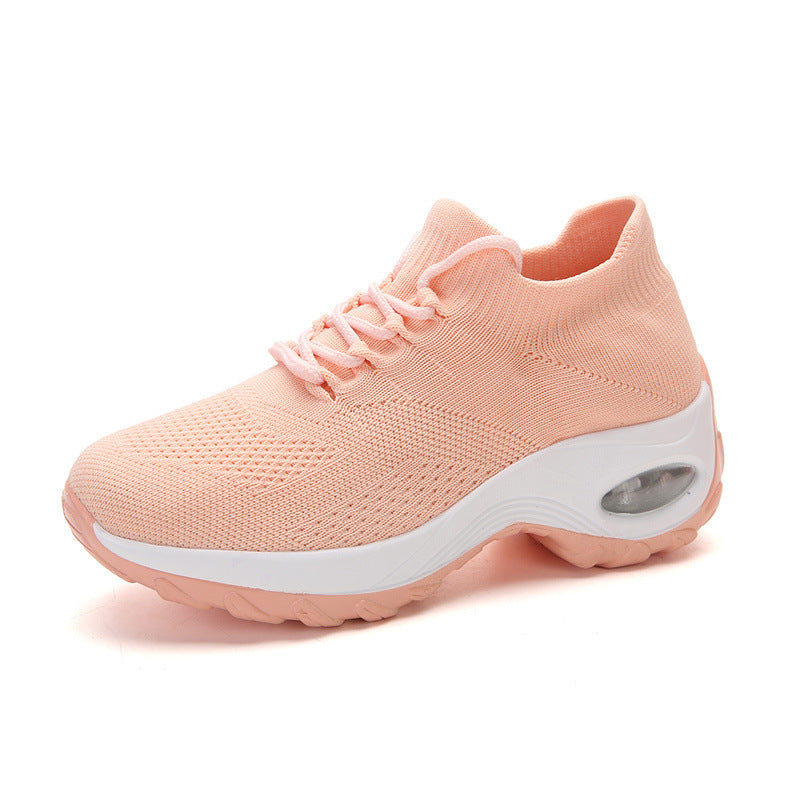 Damen nan gestrickter Sockensneaker mit Luftkissenlaufsohle und elastischem Strickobermaterial Drune