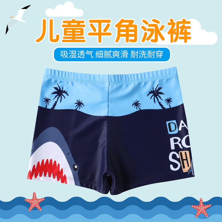 Jungen Schwimmshorts mit maritimen Motiv Drune