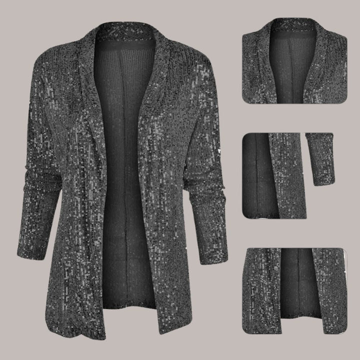 Drune | Eleganter Blazer aus schimmernden Pailletten Perfekt für besondere Anlässe