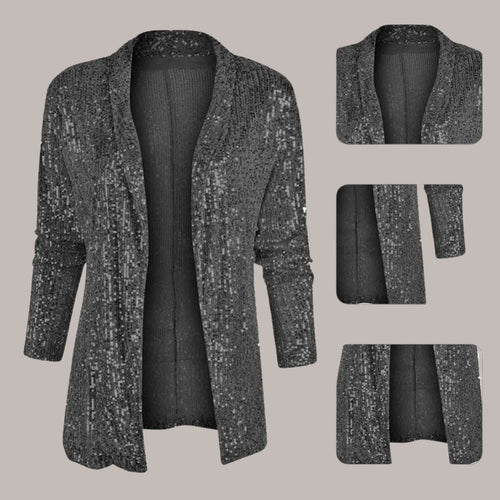 Drune | Eleganter Blazer aus schimmernden Pailletten Perfekt für besondere Anlässe