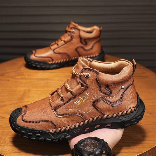 Herren-Stiefeletten, mittelhoher Schaft, gefüttert