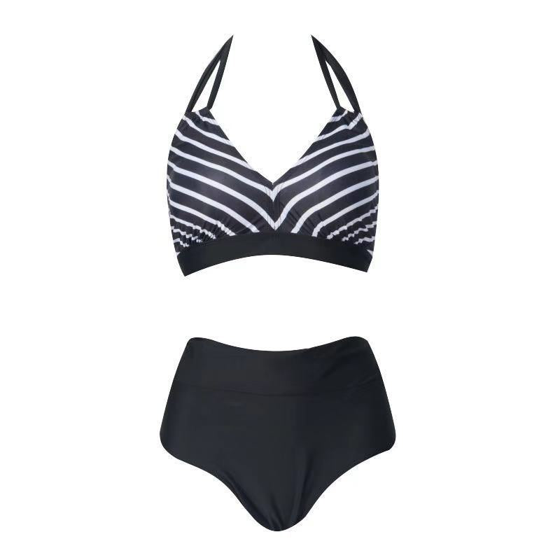 Damen Sportlicher Bikini-Top mit breiten Trägern Drune