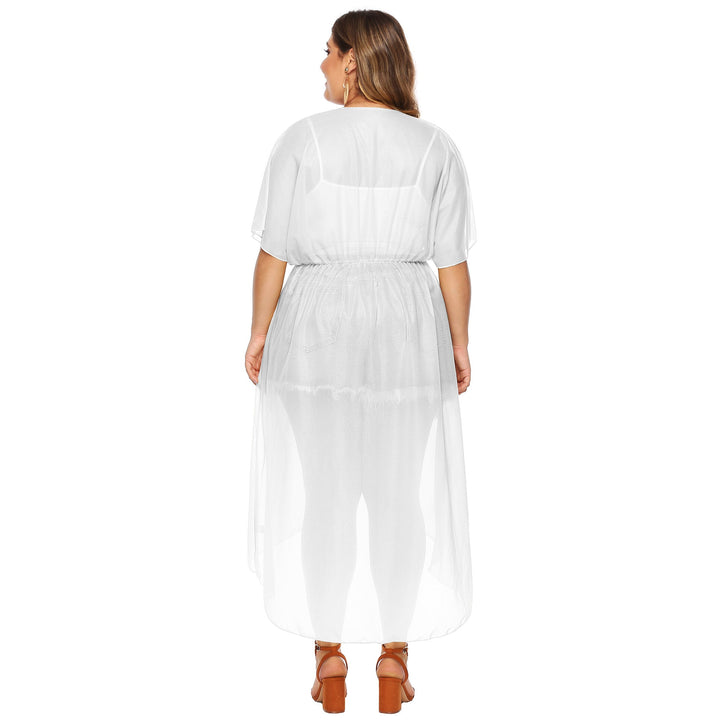 Damen eleganter transparenter Strandkimono Drune