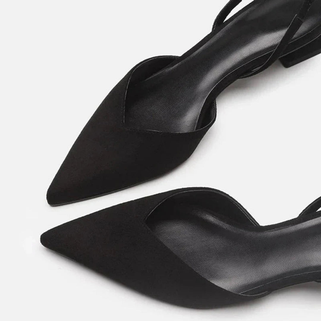 Drune | Slingback Pumps mit Niedriger Ferse