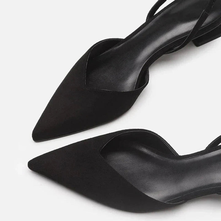 Drune | Slingback Pumps mit Niedriger Ferse