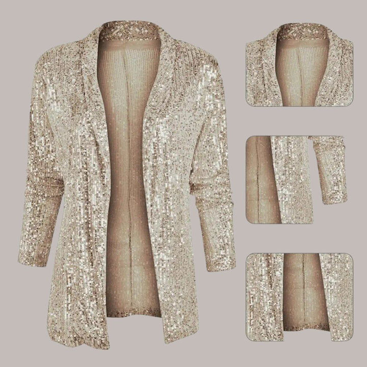 Drune | Eleganter Blazer aus schimmernden Pailletten Perfekt für besondere Anlässe