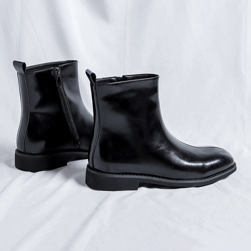 Herren Chelsea-Stiefel, Reißverschluss, 89757-R