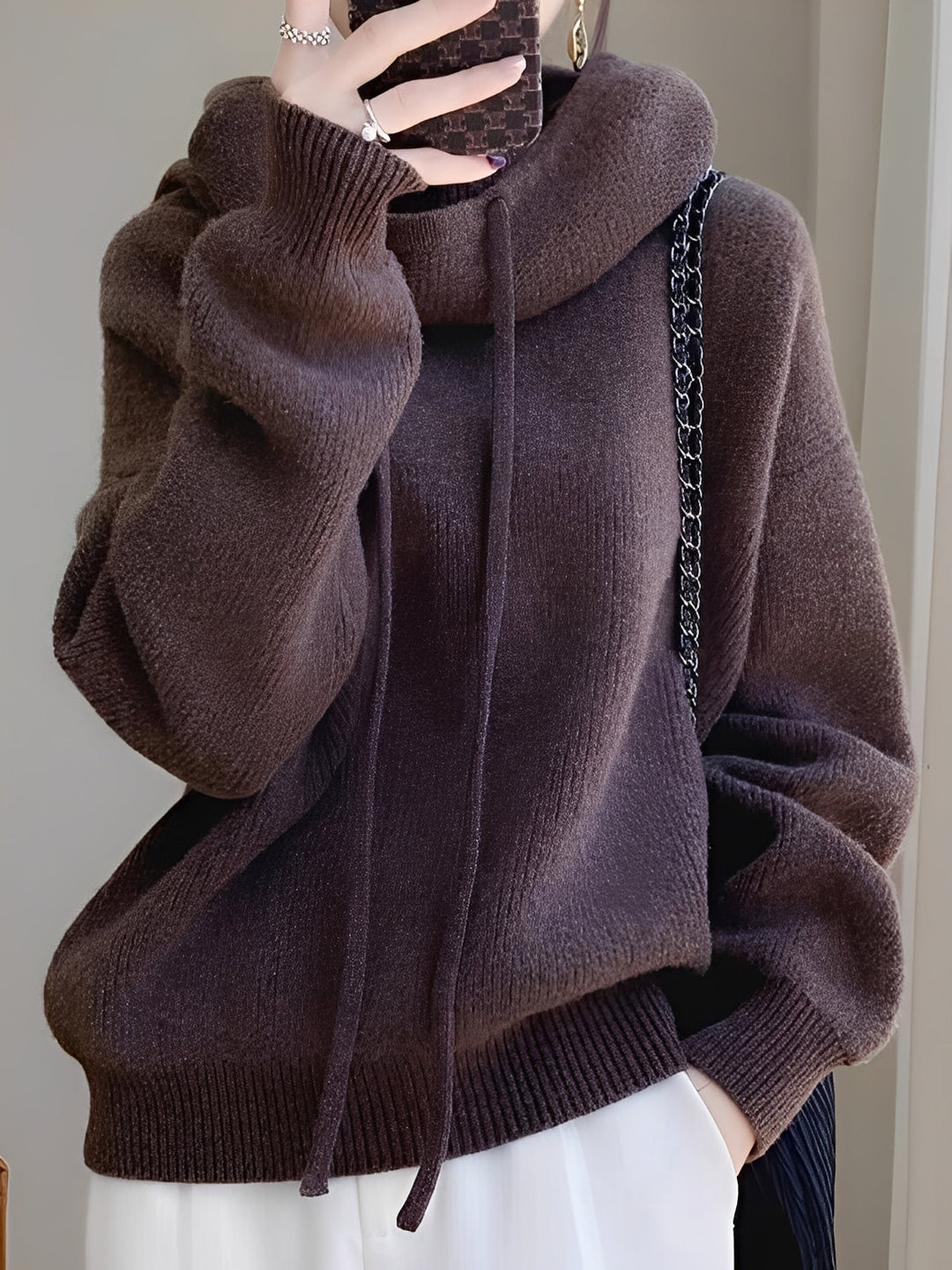 Drune | Warme, weiche Woll-Hoodie für Frauen