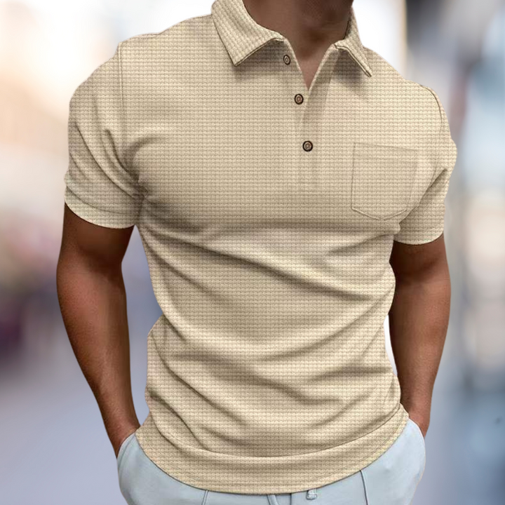 Drune | Blazej Strukturiertes Sommer-Poloshirt
