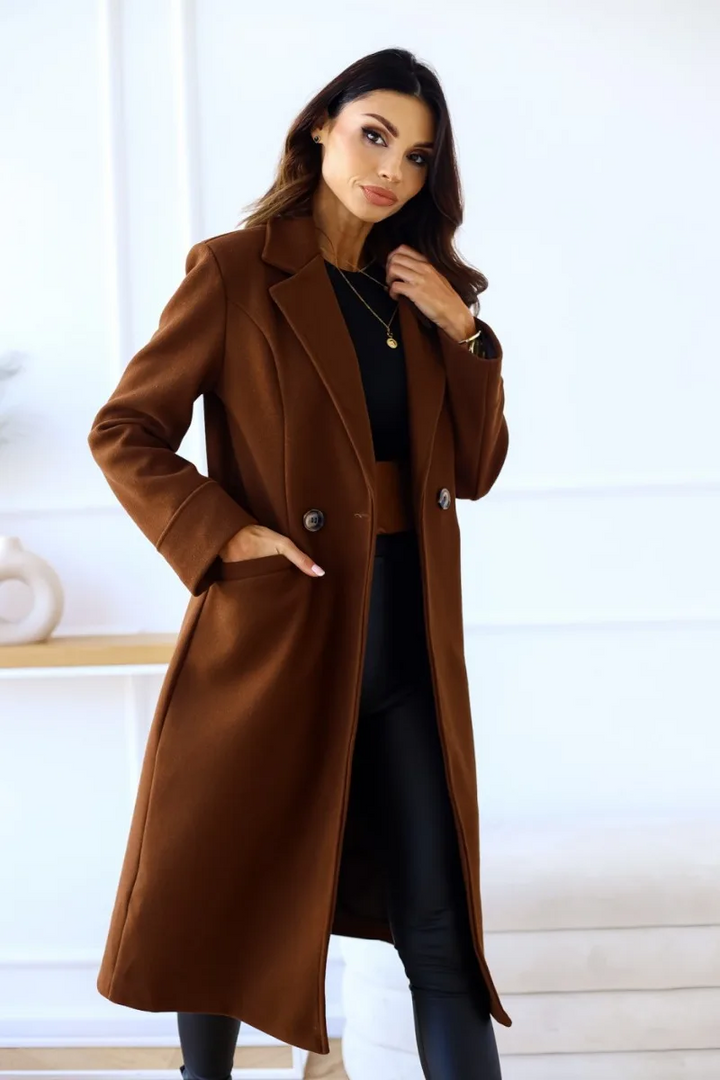 Drune | Klassischer Langer Trenchcoat mit