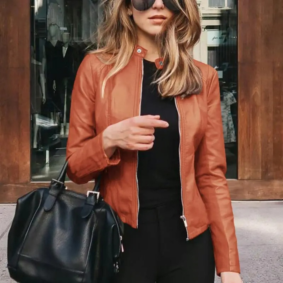 Drune - Damen Leder Motorradjacke