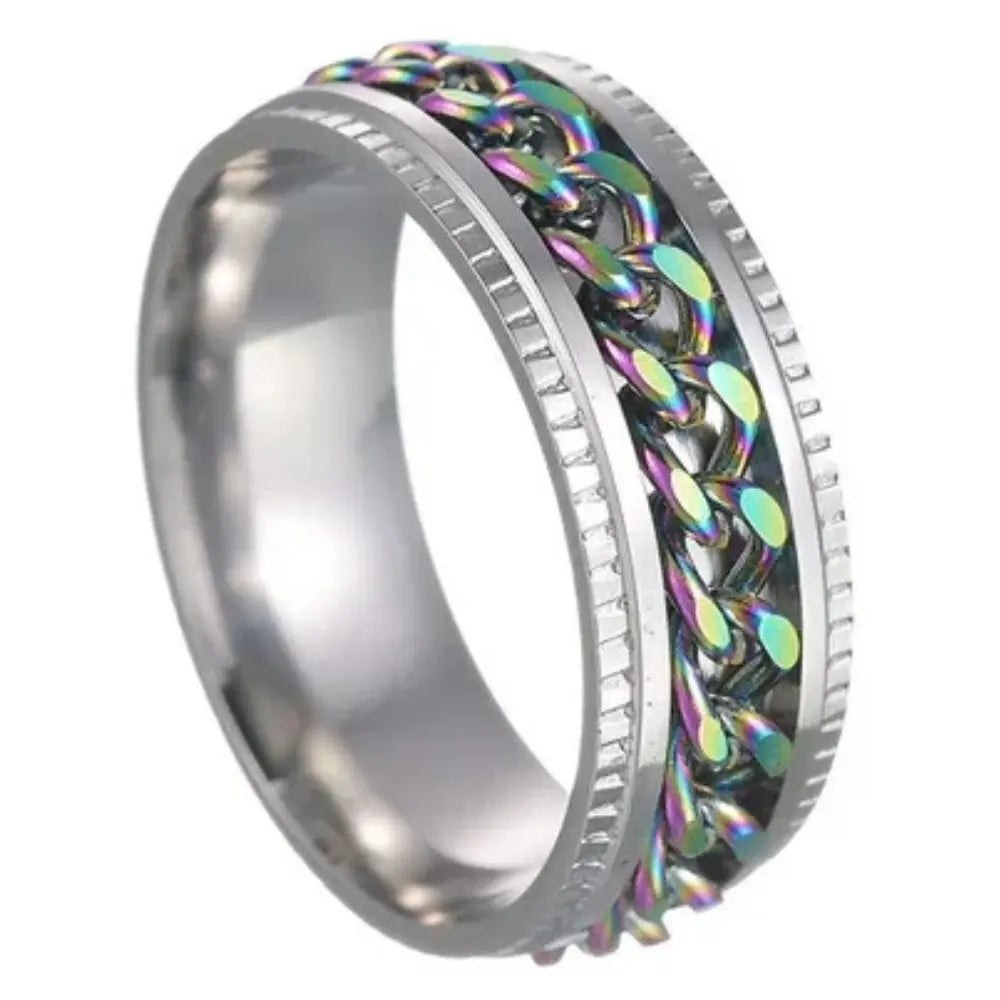 Drune | Drehbarer Spinring Für Herren