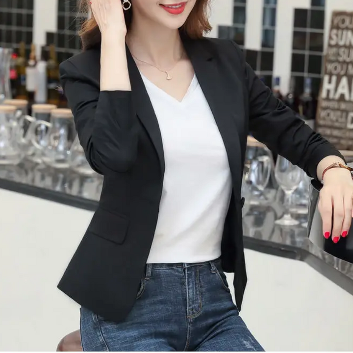 Drune | Eleganter Damenblazer mit Langen Ärmeln Ideal für Die Arbeit